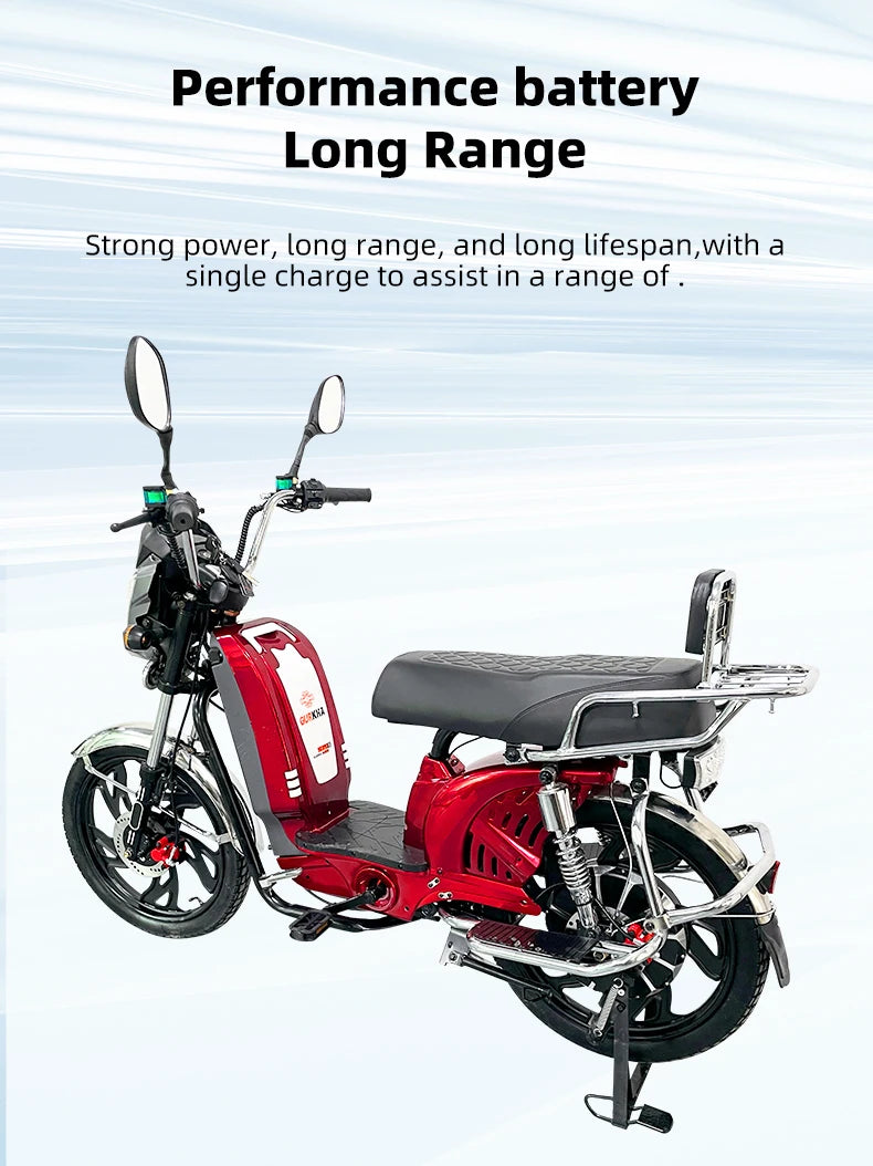 Electric Motor 22" Household Electric Bike Manufacture  E-bike 1000W 60V Lithium Battery Electric Bicycle