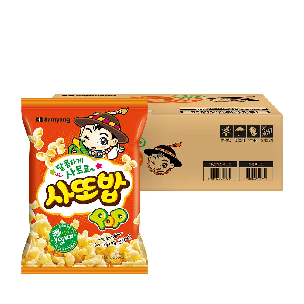 [Samyang Food] Corn Snack 67g x 10ea