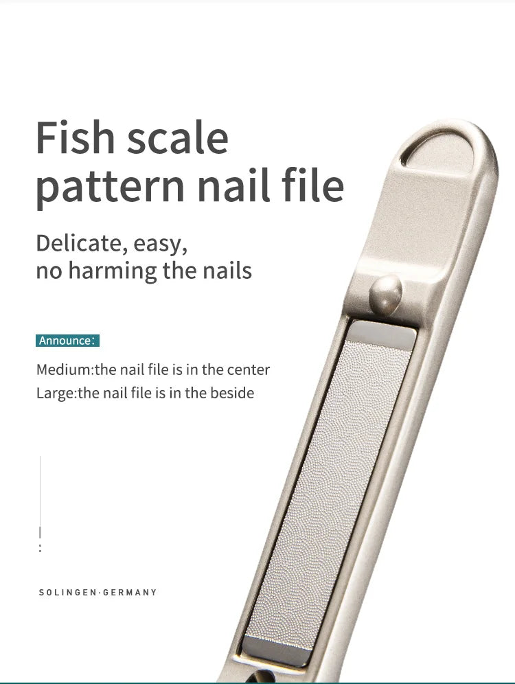 MR.GREEN Nail Clippers Stainless Steel Curved Blade Clipper Fingernail Scissors Cutter Manicure Tools Trimmer with Nail Files