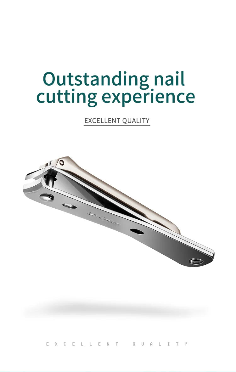 MR.GREEN Nail Clippers Stainless Steel Curved Blade Clipper Fingernail Scissors Cutter Manicure Tools Trimmer with Nail Files
