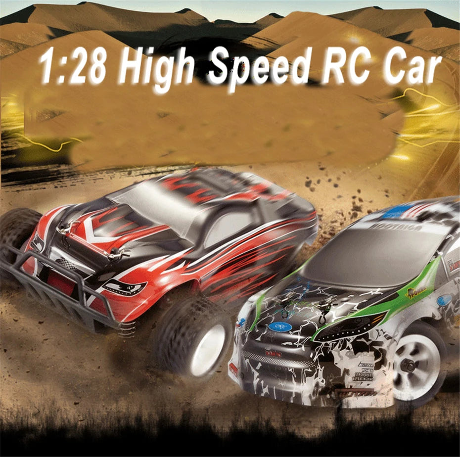 30KM/H RC Wltoys 1:28 RTR RC Car 2.4G 4WD 4 Channels Drift Car Racing Car K969/K989 For Selection Remote Control Car