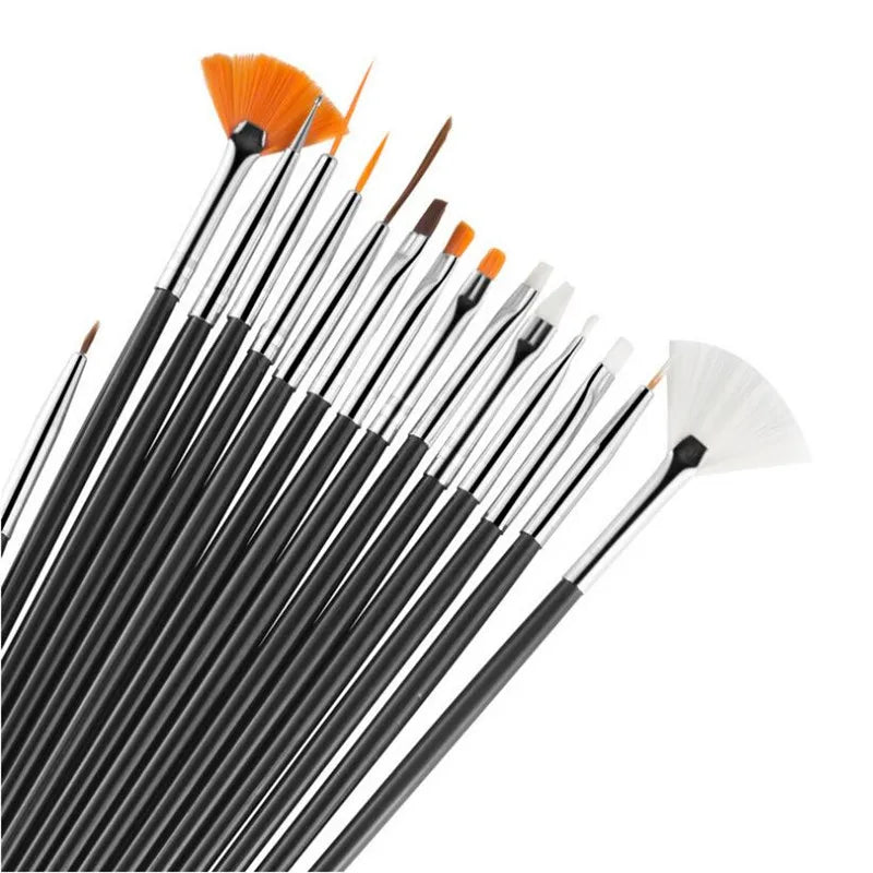 15Pcs/Set Fondant Cake Brush DIY Sugar Craft Baking Decorating Tools Cake Pen Brush for Fondant Painting Cookie Decoration Tools