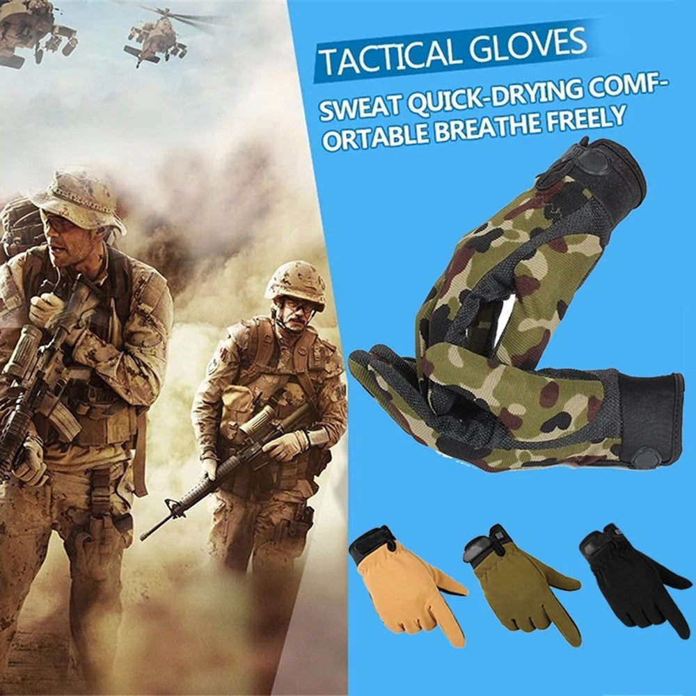 Fishing Gloves Summer Breathable Outdoor Riding Gloves Man Lady Light Bicycle Non-Slip Gloves Full Finger Fingerless