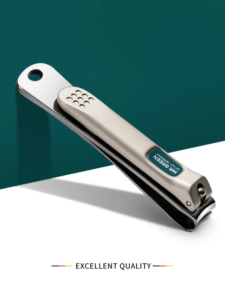 MR.GREEN Nail Clippers Stainless Steel Curved Blade Clipper Fingernail Scissors Cutter Manicure Tools Trimmer with Nail Files