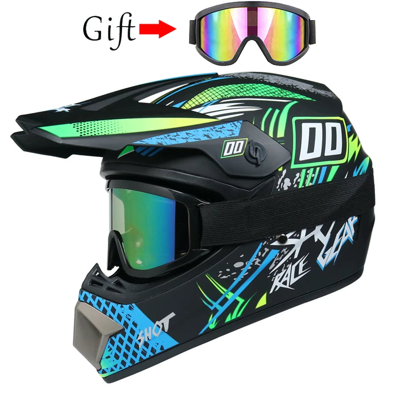 Casco Infantil Todoterreno | Downhill y Motocross - Seguro y Resistente