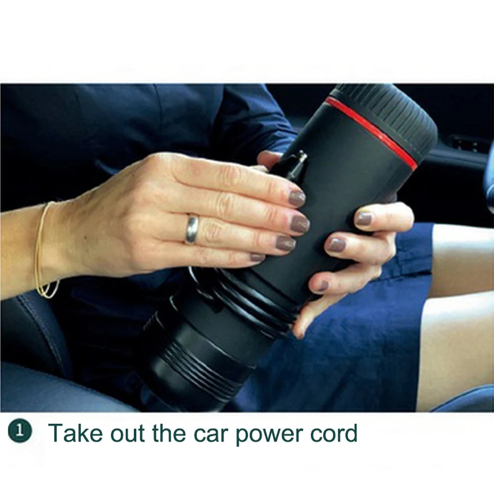 Portable Capsule Coffee Machine Heating fully Semi-automatic Espresso Mini Coffee Maker For Car Outdoor Home Using 5Cups 80ml