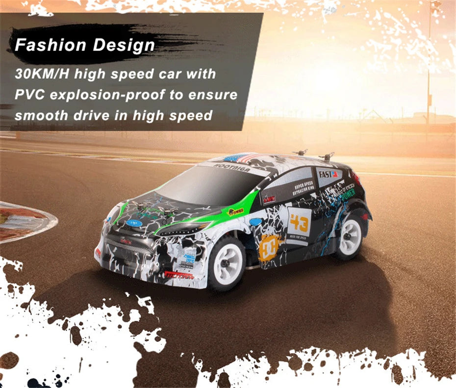 30KM/H RC Wltoys 1:28 RTR RC Car 2.4G 4WD 4 Channels Drift Car Racing Car K969/K989 For Selection Remote Control Car