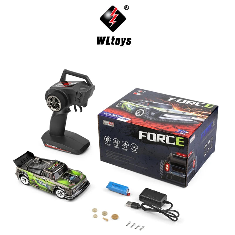 Wltoys RC 1/28 30Km/H 284191 Remote Control High Speed Racing Mosquito 2.4GHz Off-Road RTR Rally Drift Car