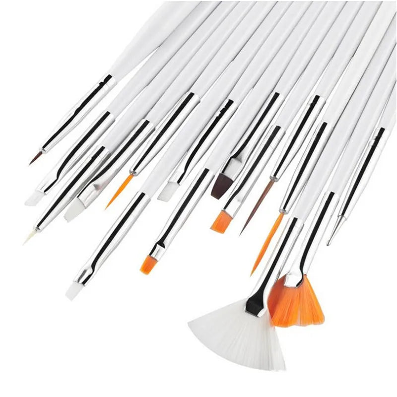 15Pcs/Set Fondant Cake Brush DIY Sugar Craft Baking Decorating Tools Cake Pen Brush for Fondant Painting Cookie Decoration Tools