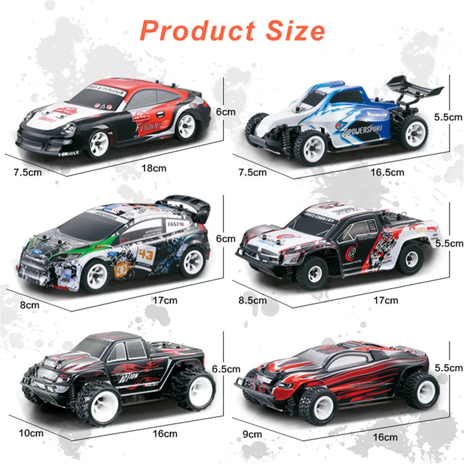 30KM/H RC Wltoys 1:28 RTR RC Car 2.4G 4WD 4 Channels Drift Car Racing Car K969/K989 For Selection Remote Control Car
