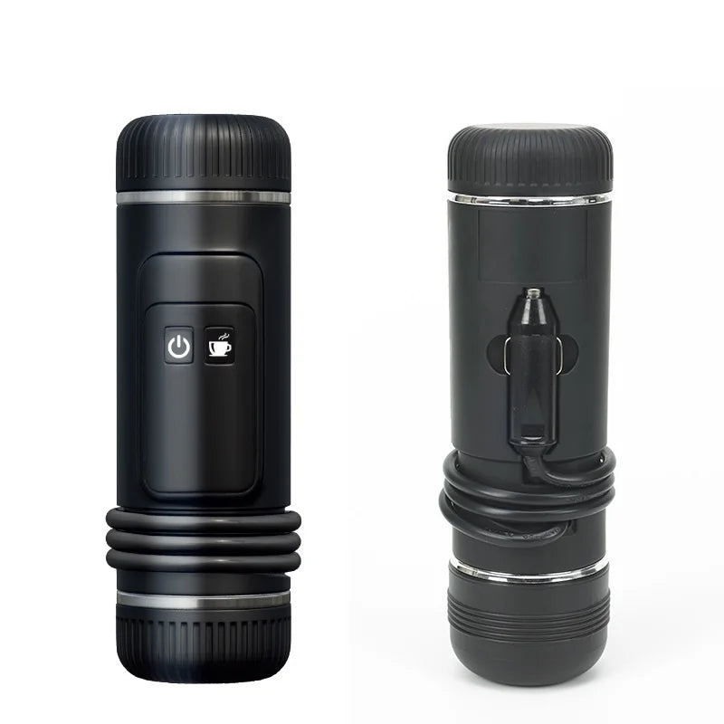 Portable Capsule Coffee Machine Heating fully Semi-automatic Espresso Mini Coffee Maker For Car Outdoor Home Using 5Cups 80ml