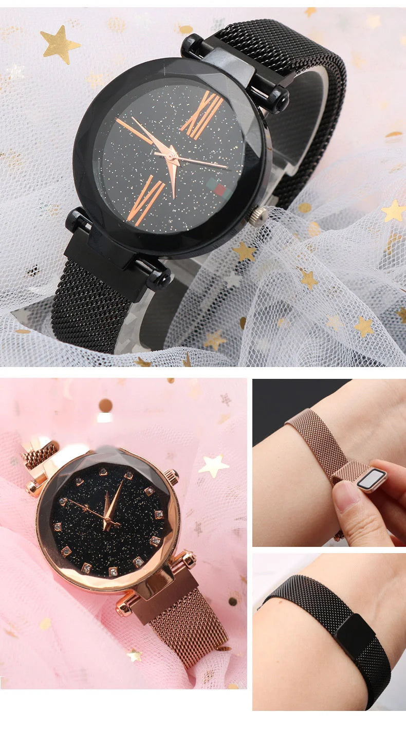 Milan Magnetic Mesh Belt Watchband For Citizen D-W Longines Omega Samsung Huawei Watch Strap Men and Women Bracelet 18 20mm 16mm