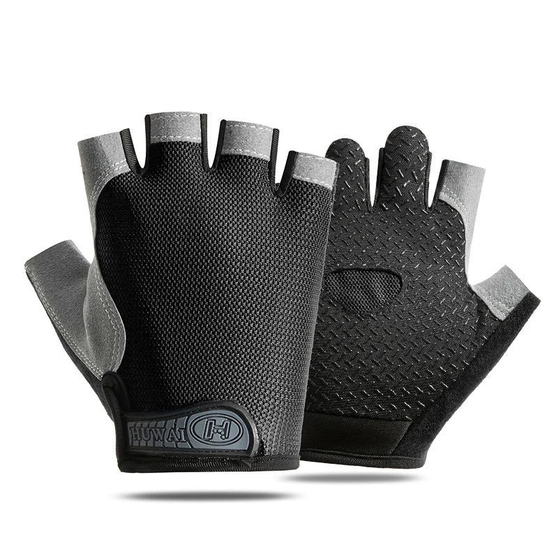 Guantes de Gym Sin Dedos – Fitness Ciclismo Antideslizante Unisex