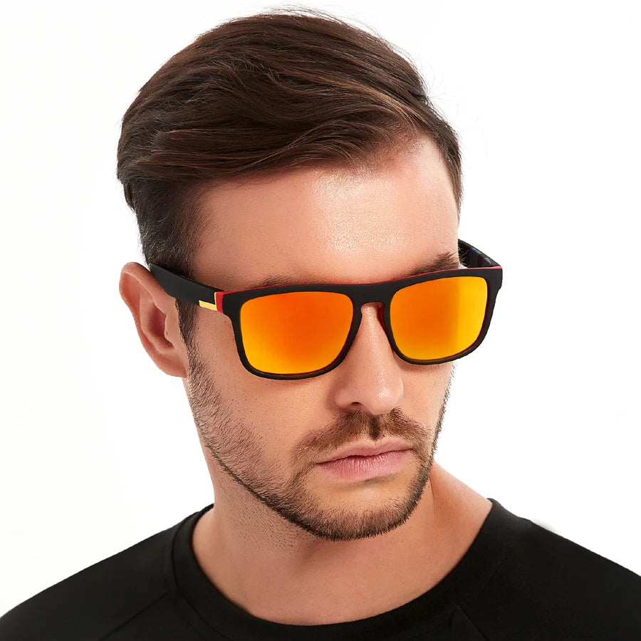 Lentes de Sol Vintage Cuadrados – Unisex Pesca Manejo Antirreflejo