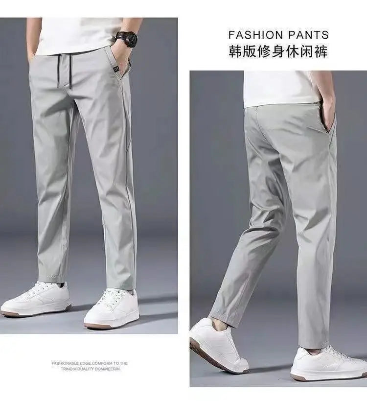 Pantalón Hombre Verano - Recto y Liviano Estilo Coreano