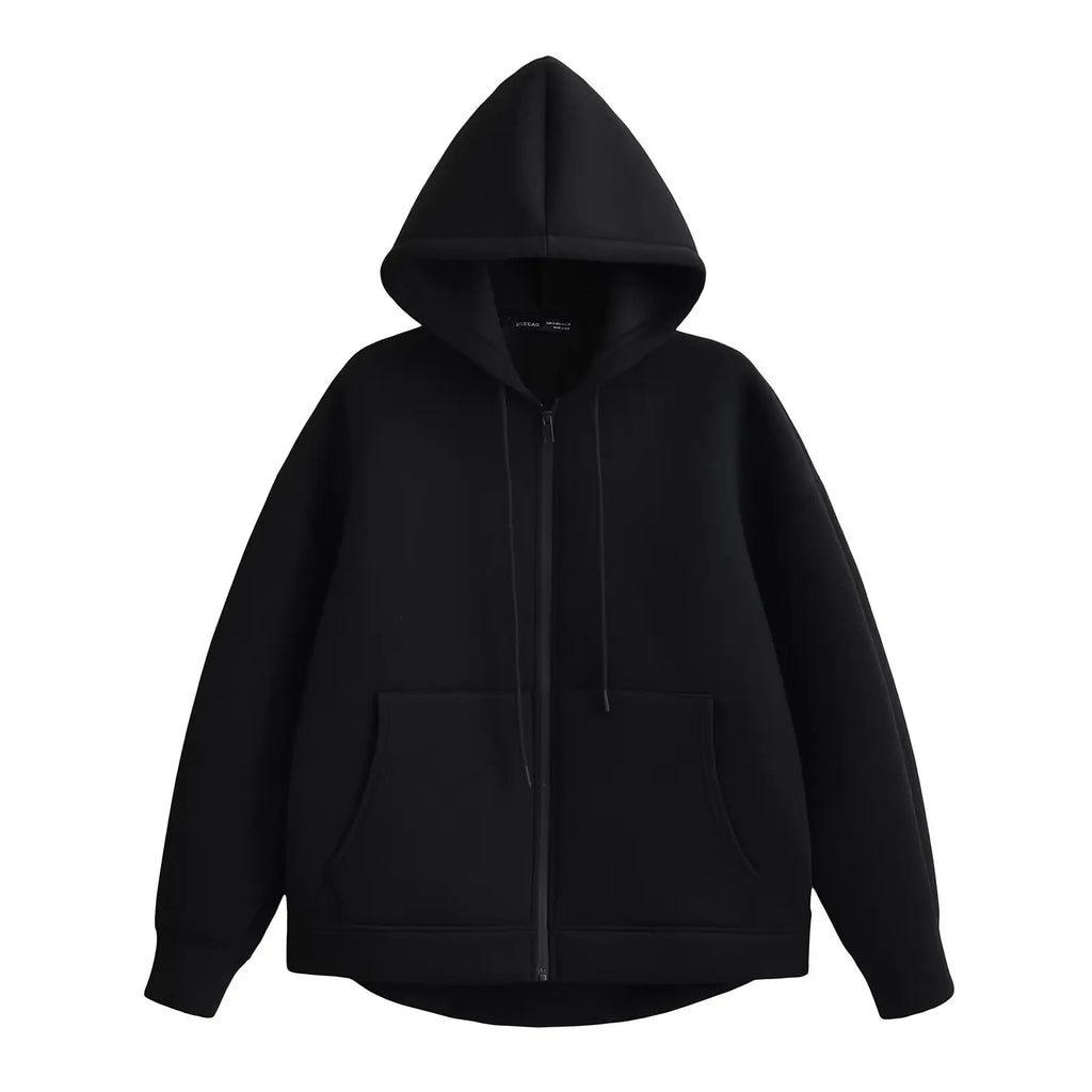 MUJER Zip up Hoodies Women Autumn Hooded Sweatshirt Woman Long Sleeve Oversized Women's Sweatshirts Zip Hoodie Women Jackets