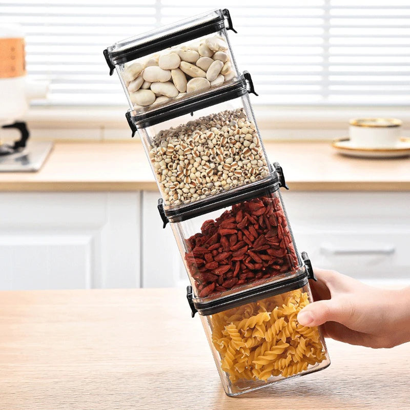 Set de Frascos Herméticos para Cocina - Organizador de Alimentos