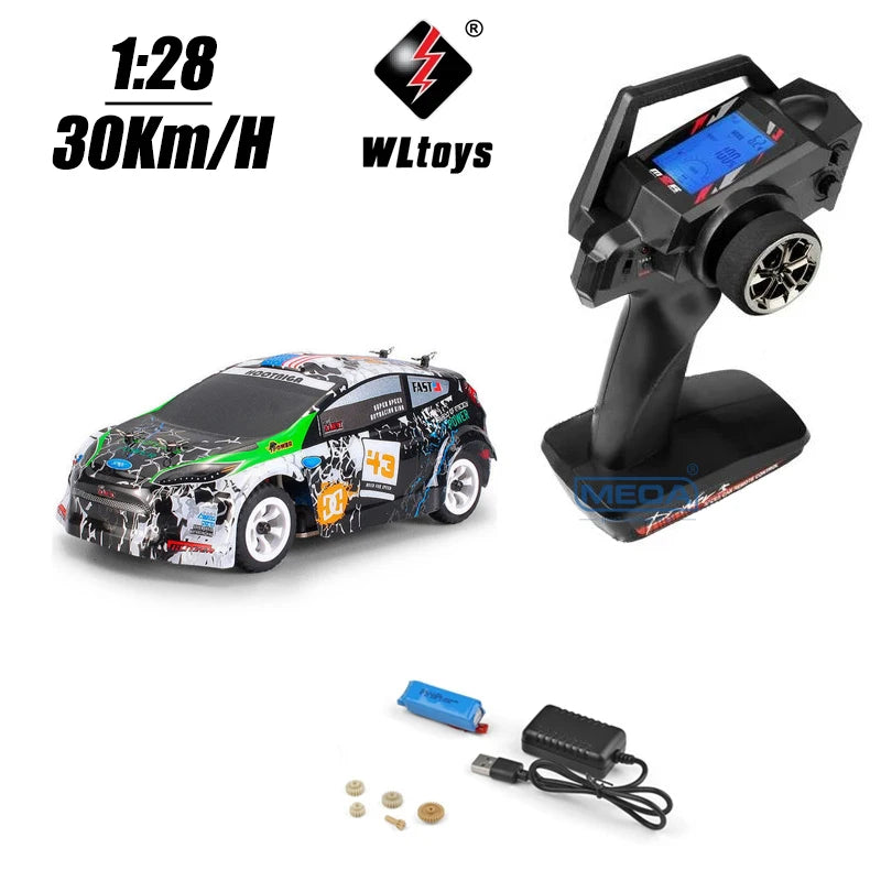 30KM/H RC Wltoys 1:28 RTR RC Car 2.4G 4WD 4 Channels Drift Car Racing Car K969/K989 For Selection Remote Control Car