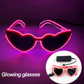 New Cool Cyberpunk Style Glasses Glowing Party Decor Luminous LED Sunglasses Lighting Up Bar Rave Music Dancing Party
