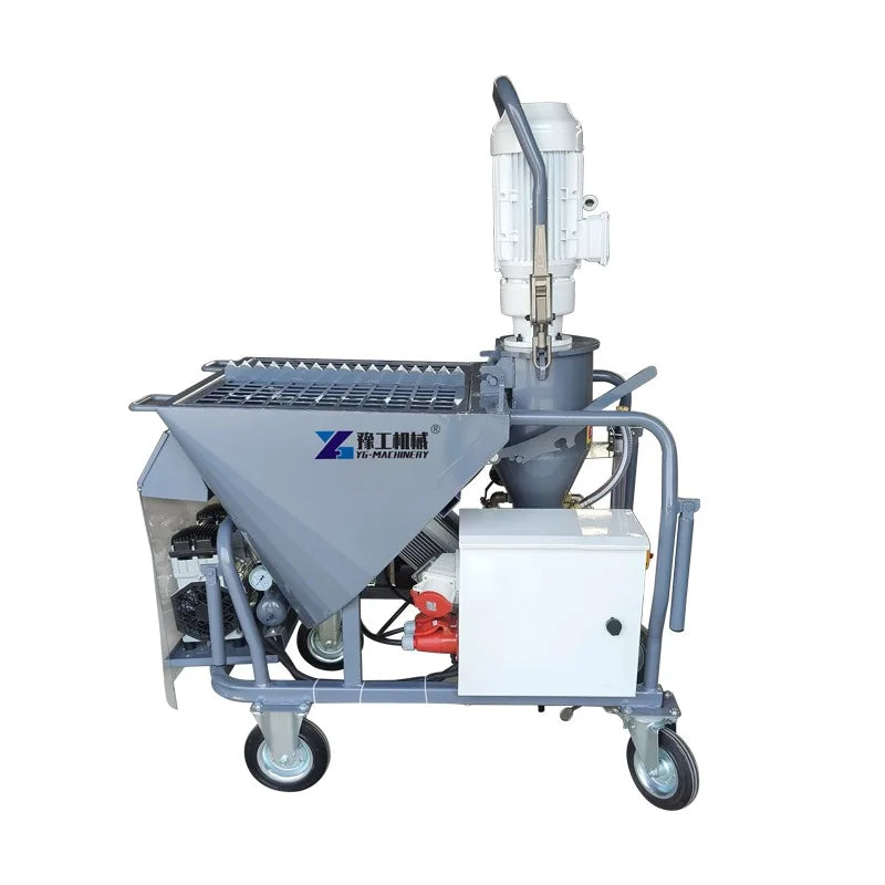 Electric Mortar Spraying Machine Gypsum Plaster Sprayer Cement Spray Pump Mortar Sprayer for Wall Decoration