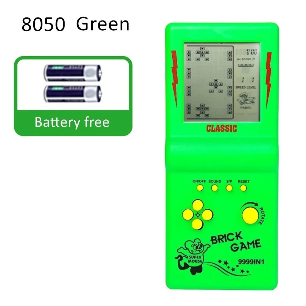 3.5" Game Console For Tetris Console Retro Handheld Game Players Mini Children's Nostalgic Pocket Games Machine Kids Puzzle Toys