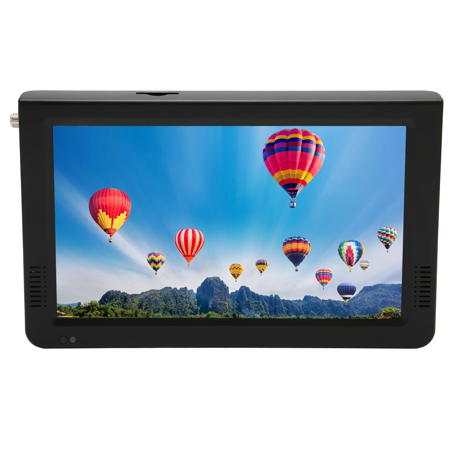 Portable TV 10 Inch High Sensitivity Tuner Rechargeable ATSC Digital TV for Car Outdoor Portable TV Rechargeable ATSC Digital TV