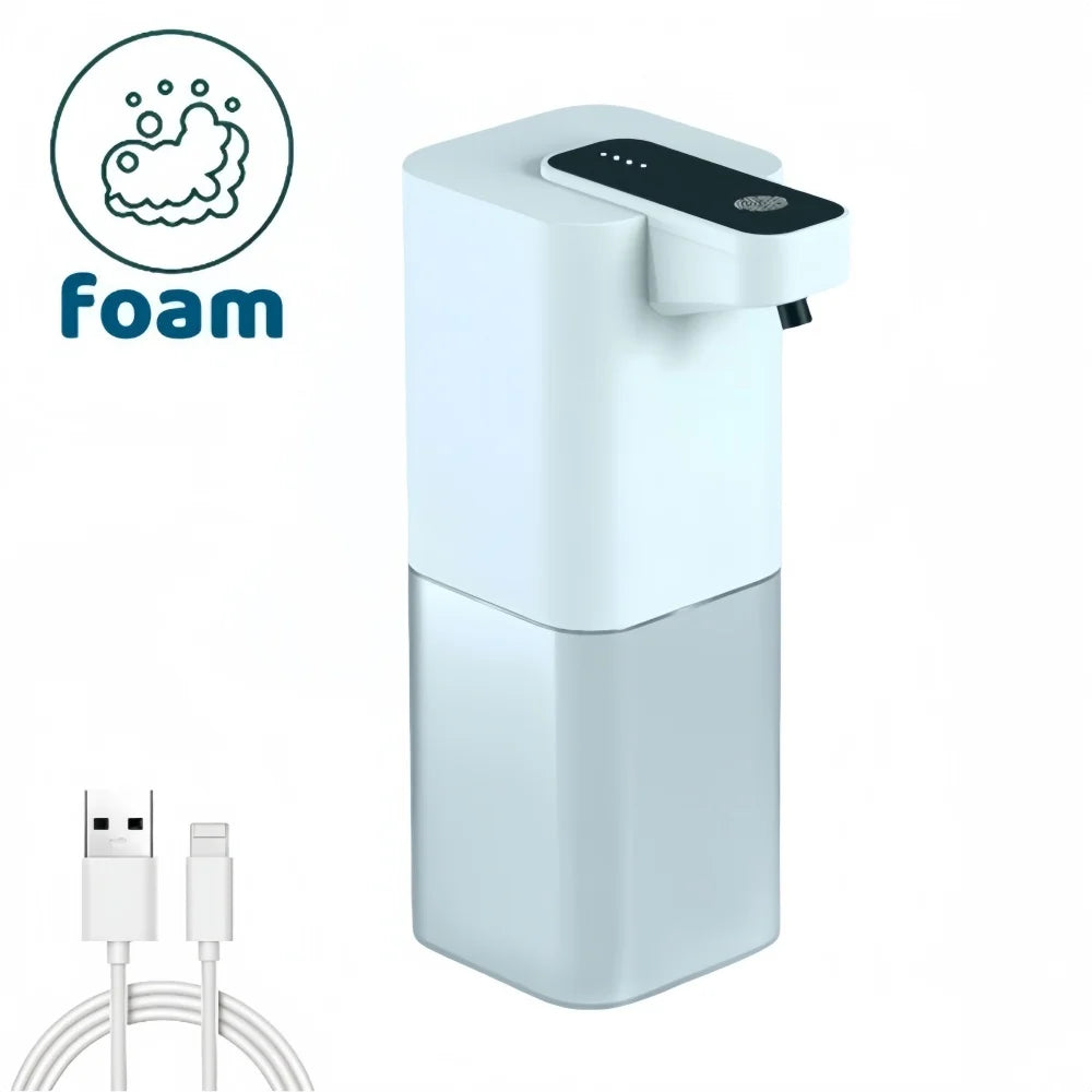Intelligent Induction Hand Washer, Automatic Liquid/Foma Soap Dispenser Wall Mounted Vertical Hand Sanitizer Soap Dispenser