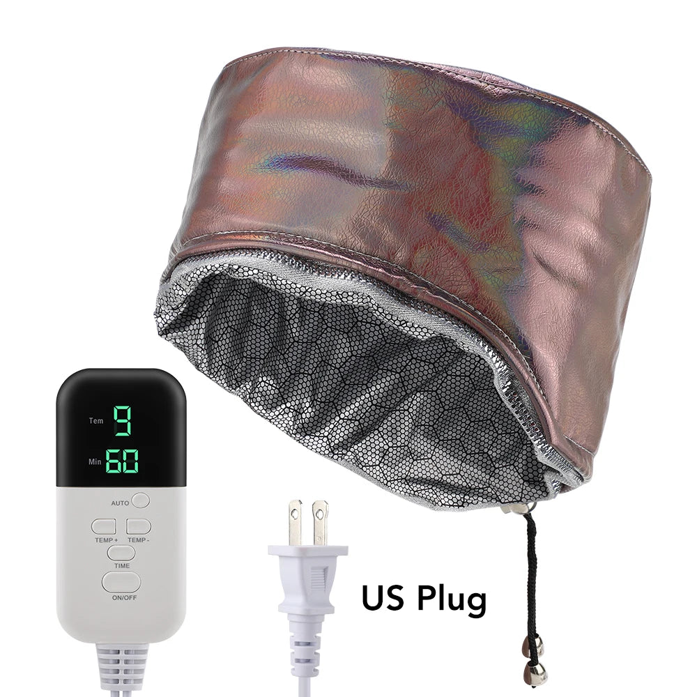 10 Levels Electric Hair Heating Cap Waterproof Hair Steamer Cap Thermal Treatment Hat SPA Nourishing Hair Styling Care