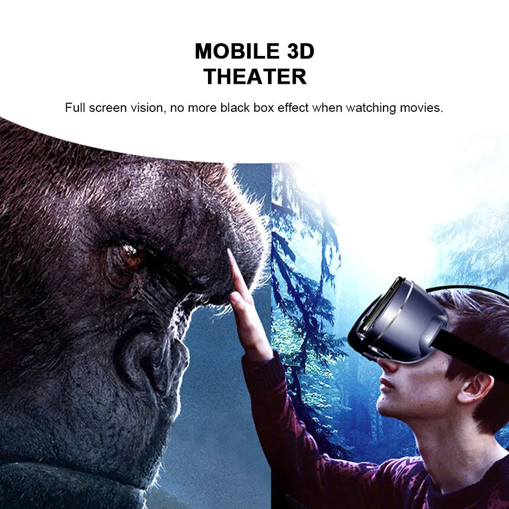 Virtual Reality 3D VR Glasses Headset Smart Helmet Smartphones Mobile Phone Lenses with Headphone Viar Binoculars Goggles Device