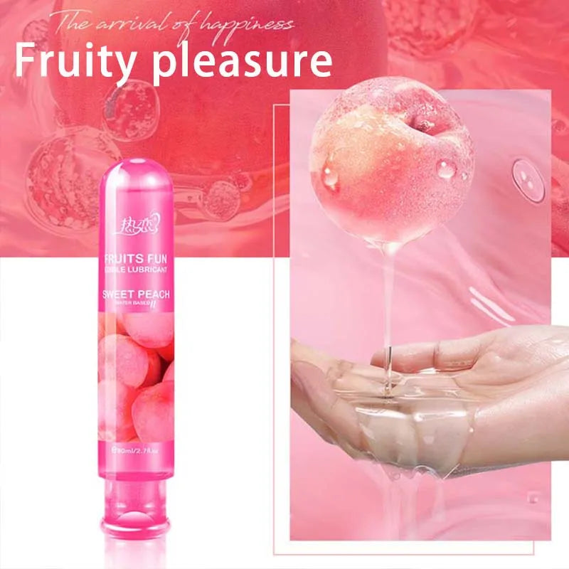 Fruity Love Gel Sex Lubricant Anal Lubrication for Intimate Sessions Combination Packaged Moisturizing Love Gel