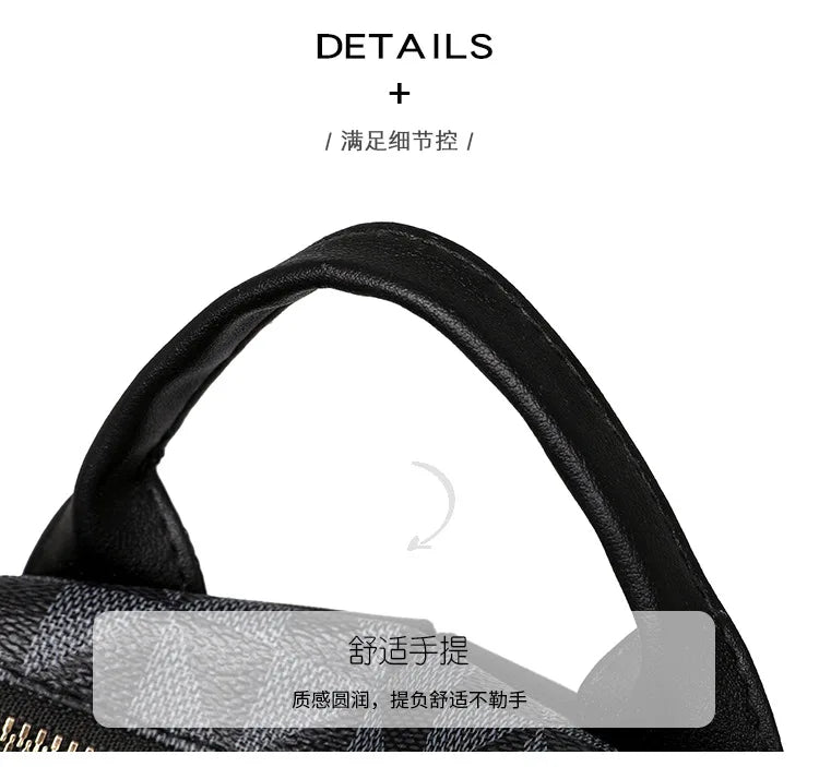 New 2026 large-capacity backpack, trendy European and American style shoulder bag, mother-daughter backpack, casual travel bag