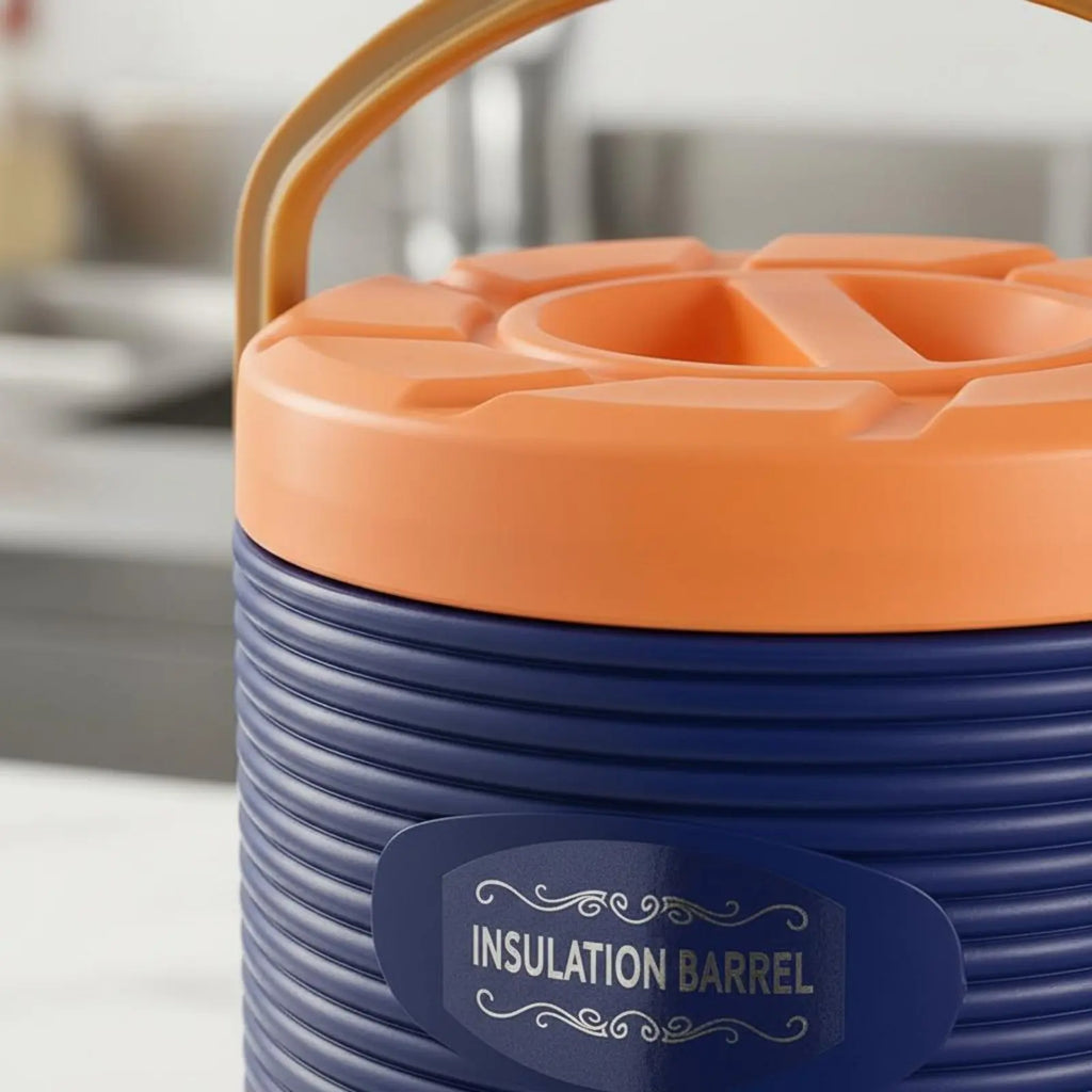 Stainless Steel Insulated Container Long-Lasting & Sturdy Large Capacity Thermal Jug Insulated Beverage Dispenser Leak-Resistant