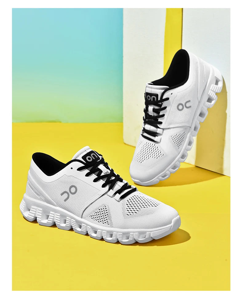 Men's Breathable Casual Sneakers Air Mesh Running Shoes Lightweight Summer Outdoor Sports Zapatillas for Male Large Size 39-46