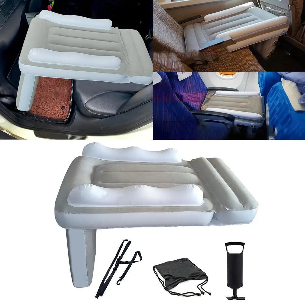 Portable Toddler Airplane Bed For Kid Baby Mattress Air Bed Seat Extender Sleeping Mattress Seat For Travel Car Road Trip