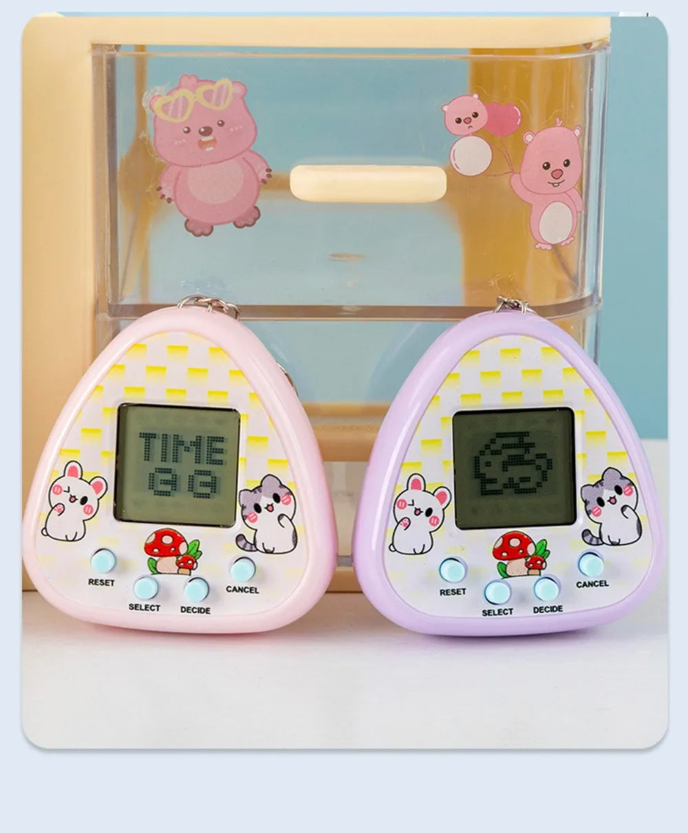 Multilingual Virtual Electronic Pet Tamagotchi Toy, Pixel Screen Digital Animal Game Machine, Kids Gift