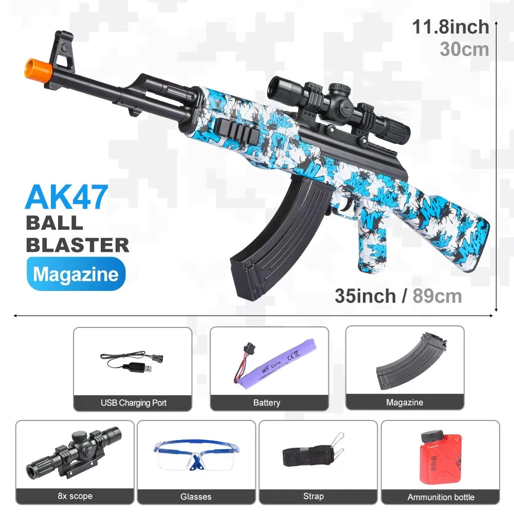 M416 Electric Blaster Gun Set, High Precision Shooting Toy, Perfect Outdoor Toy Gift for Birthday (Bullets Excluded)