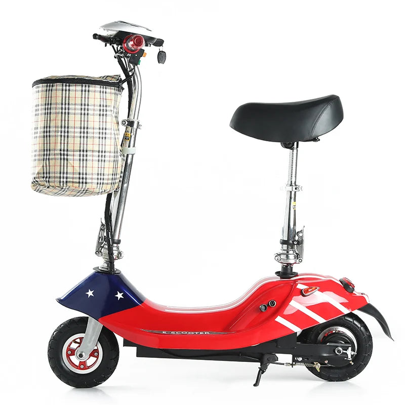 350W Foldable Electric Scooter Adults 20km/h E-Scooter Portable Kick Scooter Patinete Eléctrico Urban Commuting Campus Ride