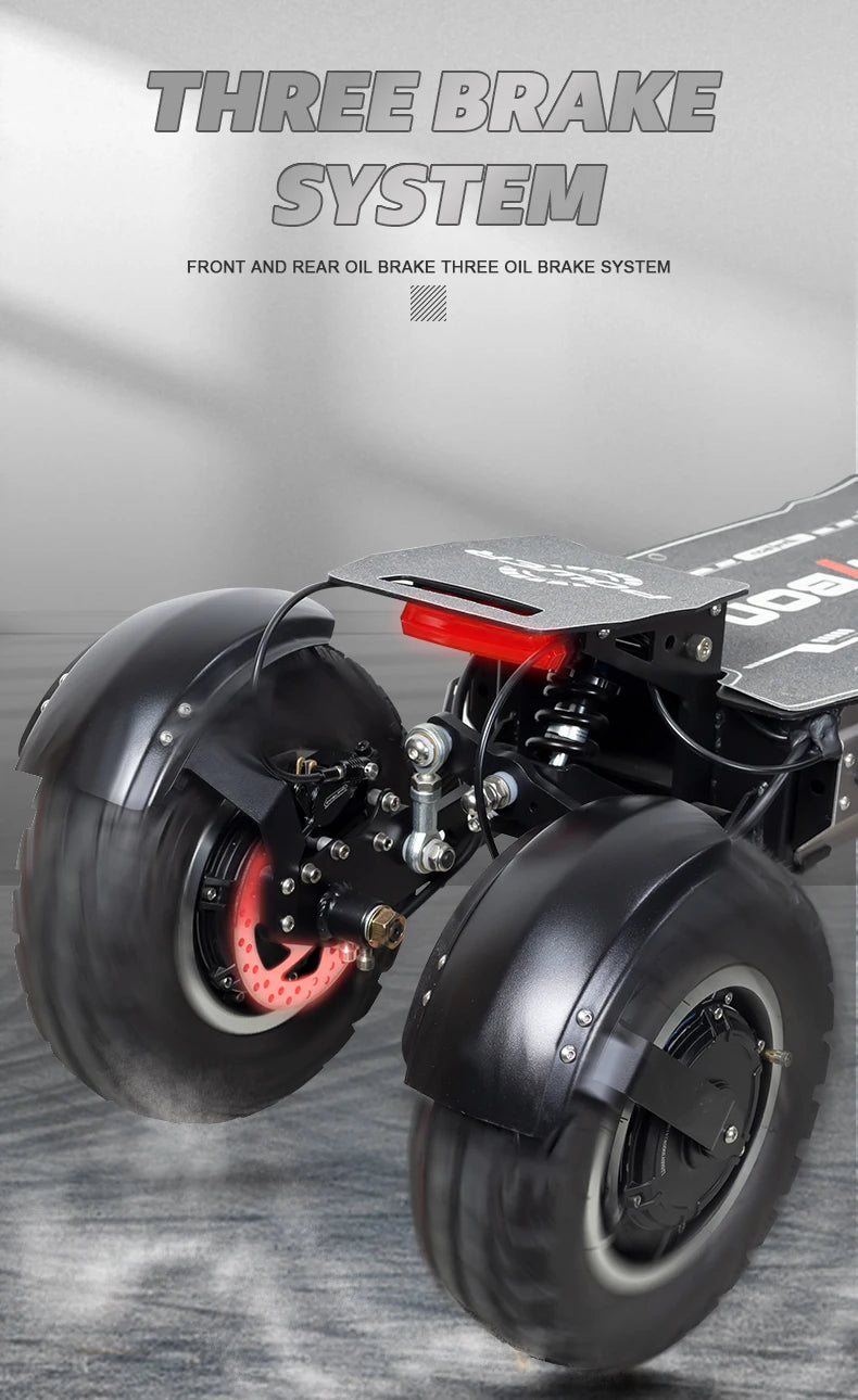 MT30 13-inch Off-road Three-wheel Electric Scooter 50-70 Km
