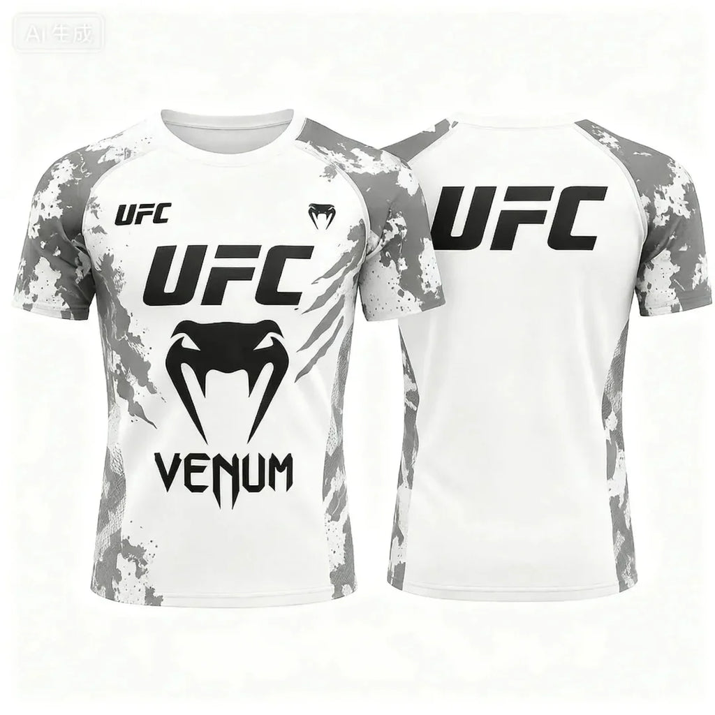 Remera Deportiva Hombre - Secado Rápido Estilo UFC