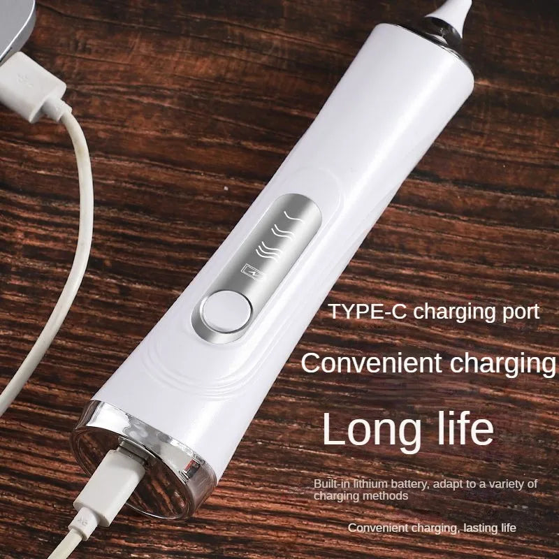 1 Electric Milk Frother, Dual Stick Rechargeable 3-Speed Handheld Egg Beater, Coffee Frother, Cream Blender, Travel Blender
