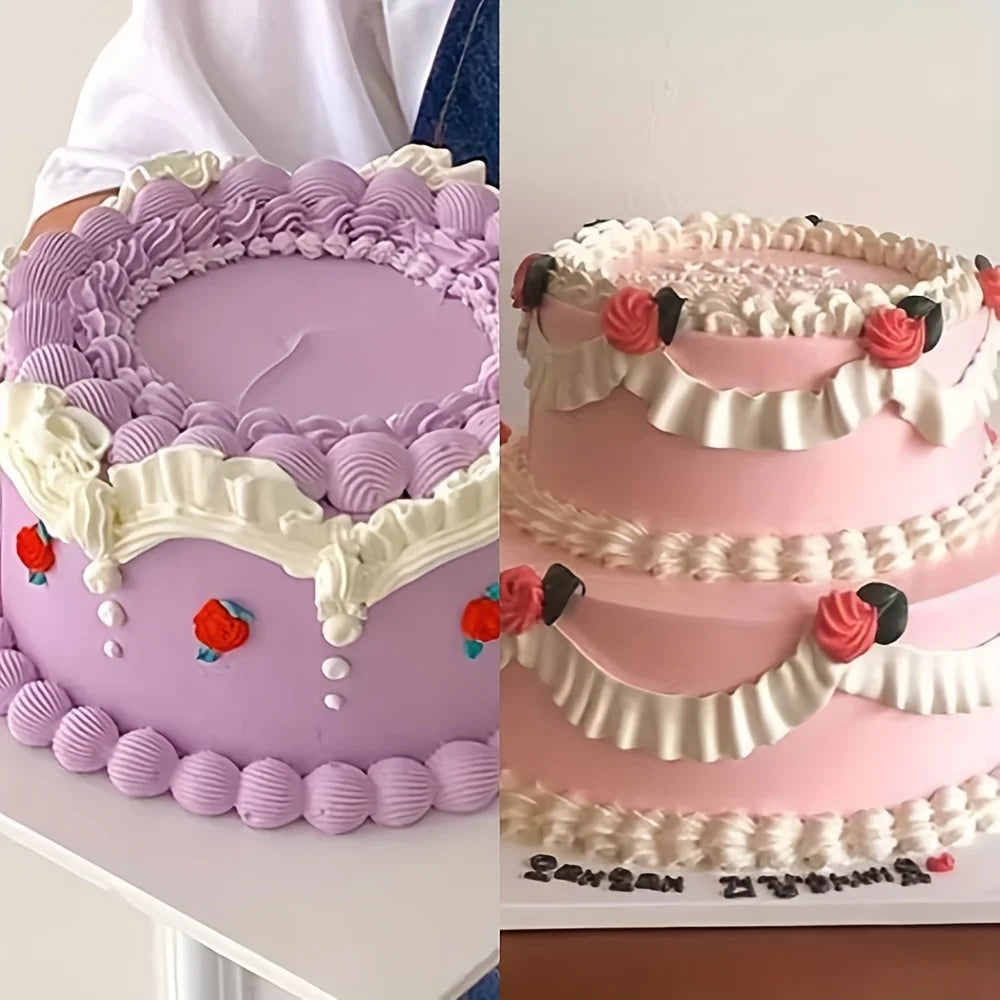 Cake Arc Ruler Decorating Graduated Scale Cake Baking Measure Pastry Art Tools Swag Marker Dividing Garland Sugarcraft