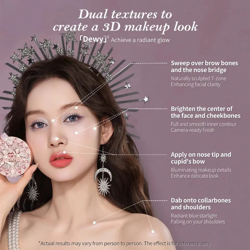 Flower Knows Full Makup Set Little Angel Collection The Sweetie Bear Gift Box Blush Cream Matte Lipstick Highlighter All in One