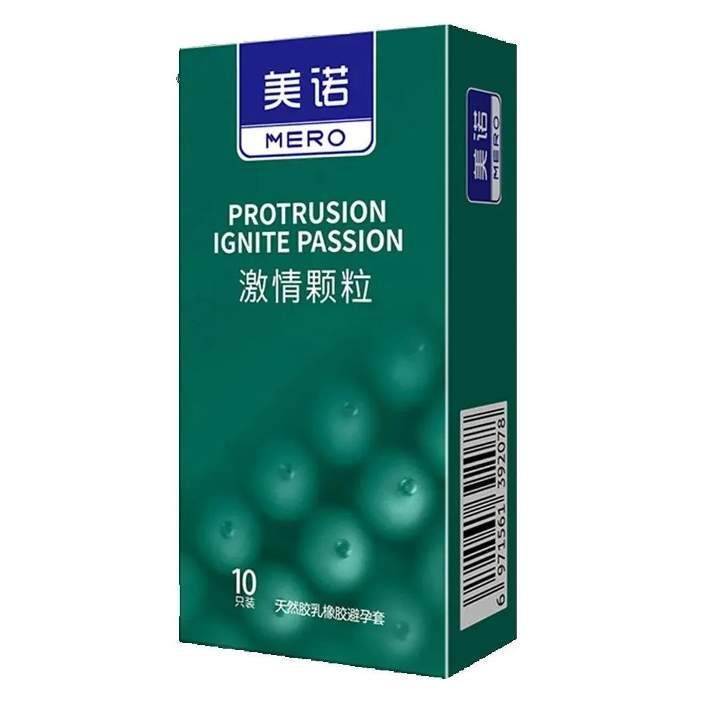10pcs Spiked Threaded Ultra-Thin Special Condoms Sex Toys For Men 18+ Lubricanted Pussy Stimulation Penis Sleeve Adult Sex Shop