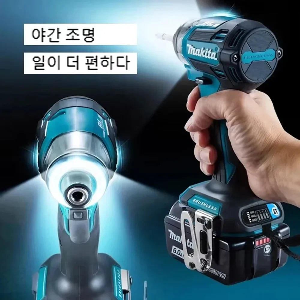 Atornillador Impacto Makita DTD173 180Nm | Brushless Inalámbrico - Madera y Pernos