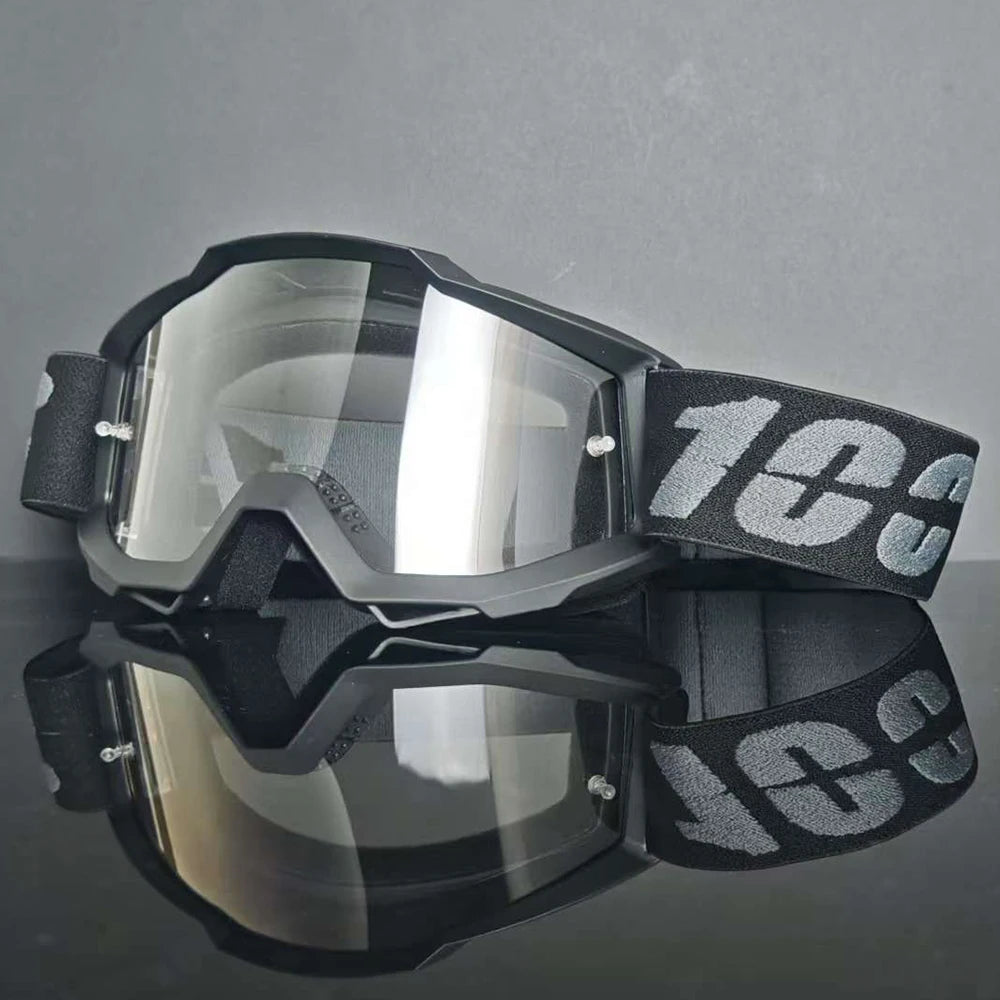Gafas Motocross Universales – Lente PC Antipolvo y Viento Moto