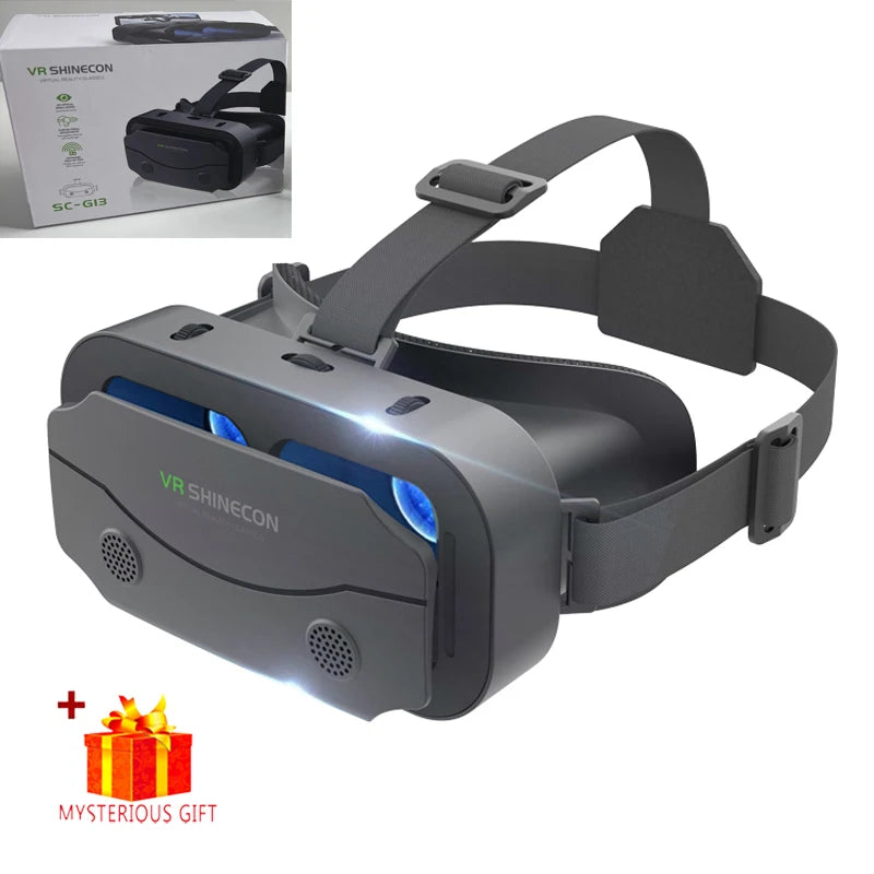 Shinecon Viar 3D VR Glasses Virtual Reality Device Helmet Lenses Headset Goggle Smart For Smartphone Cell Phone Mobile Realidade
