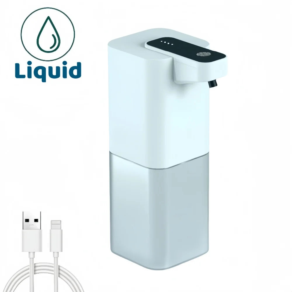 Intelligent Induction Hand Washer, Automatic Liquid/Foma Soap Dispenser Wall Mounted Vertical Hand Sanitizer Soap Dispenser