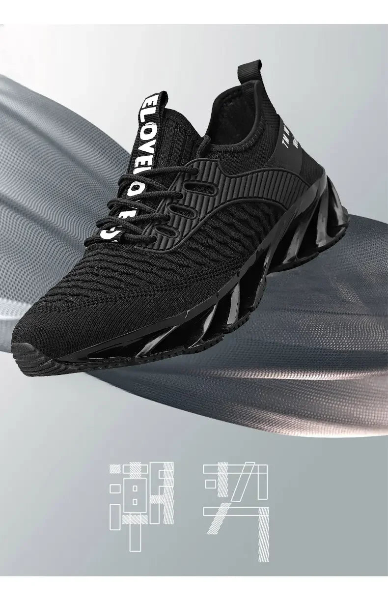 Men Shoes Fashion Mesh Breathable High-quality Sneakers Platform Soft Sole Casual Trend Versatile Running Shoes Tenis Masculino