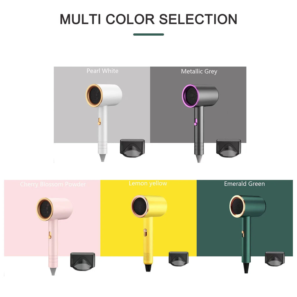 New High-Speed Hair Dryer 800W High-Power Negative Ion Ultra Silent Recommended Professional Hair Dryer For Home Hair Salons