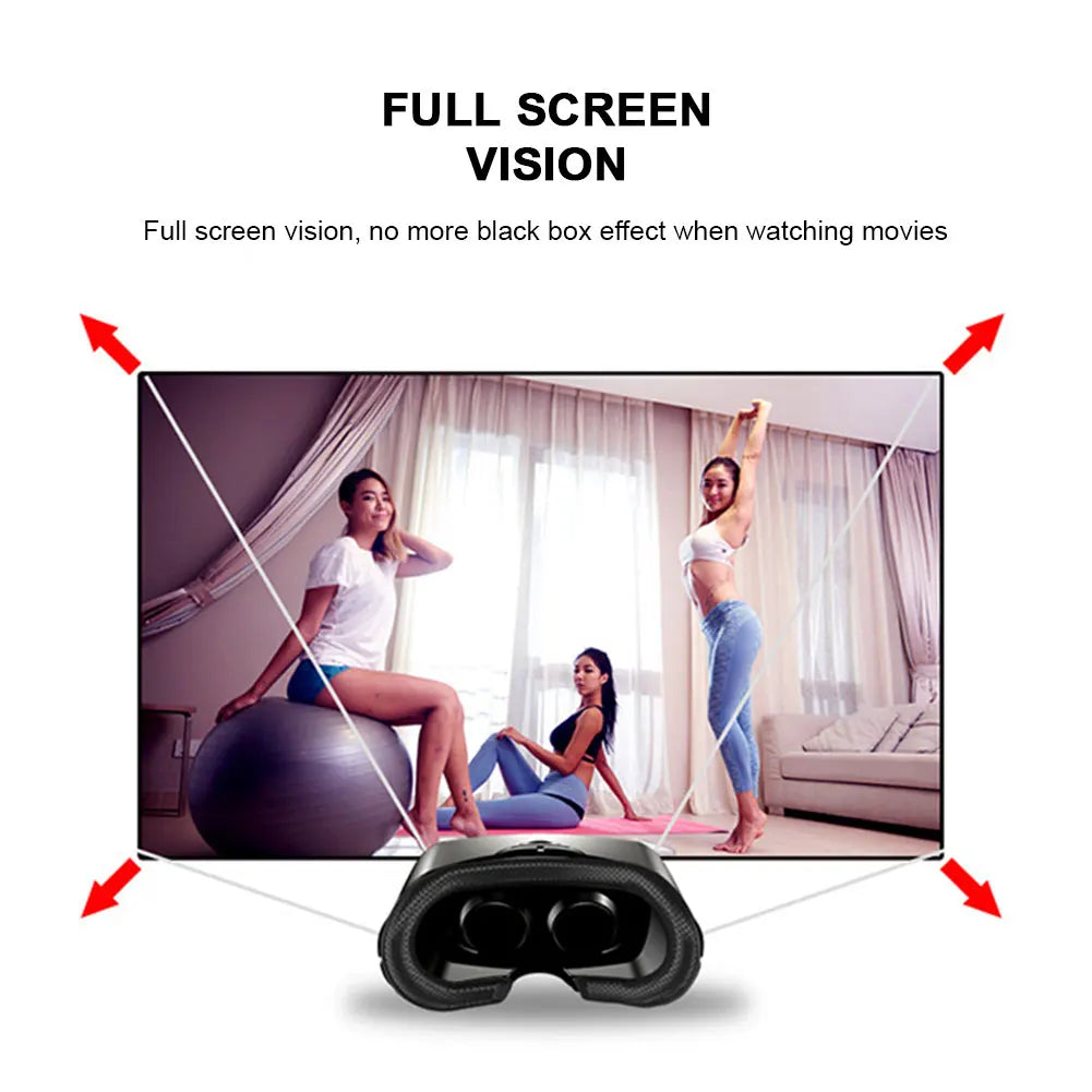 Virtual Reality 3D VR Glasses Headset Smart Helmet Smartphones Mobile Phone Lenses with Headphone Viar Binoculars Goggles Device